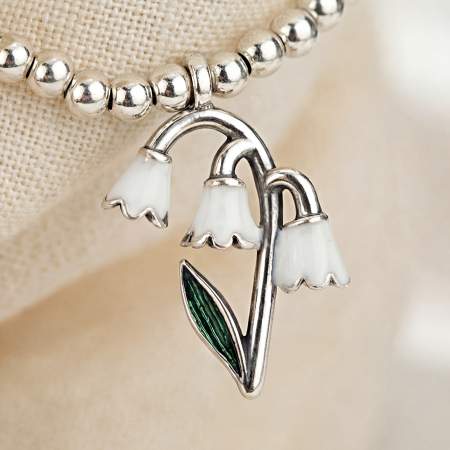 Sterling Silver Lily of the Valley Ring